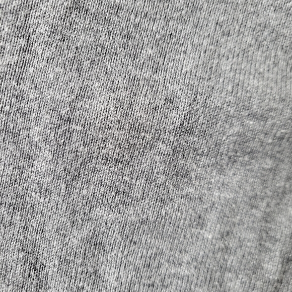 Banana Republic Zip Cardigan Faux Leather Pockets Grey Women Small - Picture 7 of 9